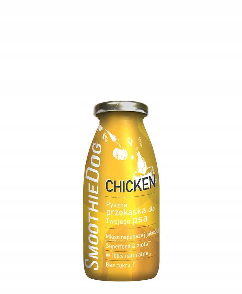 SMOOTHIE DOG Chicken Kurczak Przekąska dla psa 250ml 100% Naturalna