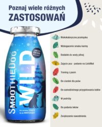 SMOOTHIE DOG Wild Dziczyzna z warzywami Przekąska na siła i odporność dla psa 250ml 100% Naturalna