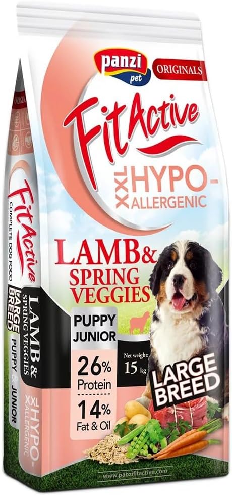 Fit Active Hypoallergenic Lamb XXL Szczenięta Monobiałkowa Sucha Karma 15 kg