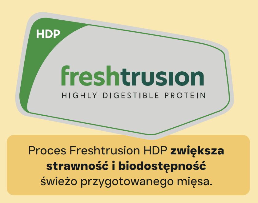 ecomiVET+ Hypoallergenic Kompleksowa Formuła Prozdrowotna dla szczeniąt i psów dorosłych 10kg sucha dieta dla psów 100% hydrolizat łosoś detal