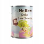 Mr. Bro Light Królik z Marchewką z Prebiotykami mokra karma dla psów Monoproteinowa 400g