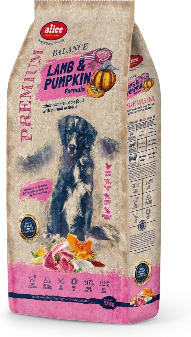 Alice PROFESSIONAL BALANCE Jagnięcina z Dynią sucha karma dla psa 17kg
