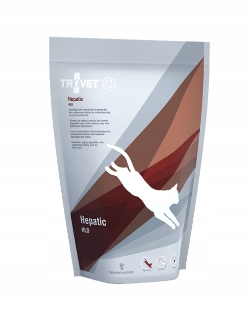 Trovet Cat HLD Hepatic 500g NA WAGĘ – sucha karma watrobowo jelitowa KOT detal