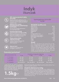 Ecomida Connoisseur KITTEN Bez Zbóż Hypoallergenic Indyk Kurczak 500g sucha karma dla KOCIĄT