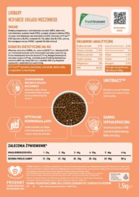 ecomiVET+ URINARY 1,5 kg dieta sucha Bez Zbóż Hypoallergenic 100% hydrolizat Kurczak Łosoś, dla kotów dorosłych, starszych oraz sterylizowanych