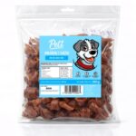 Przysmak dla psa smakołyk trenerki PETI 9 Miękkie Kokardki z Kaczki 500g