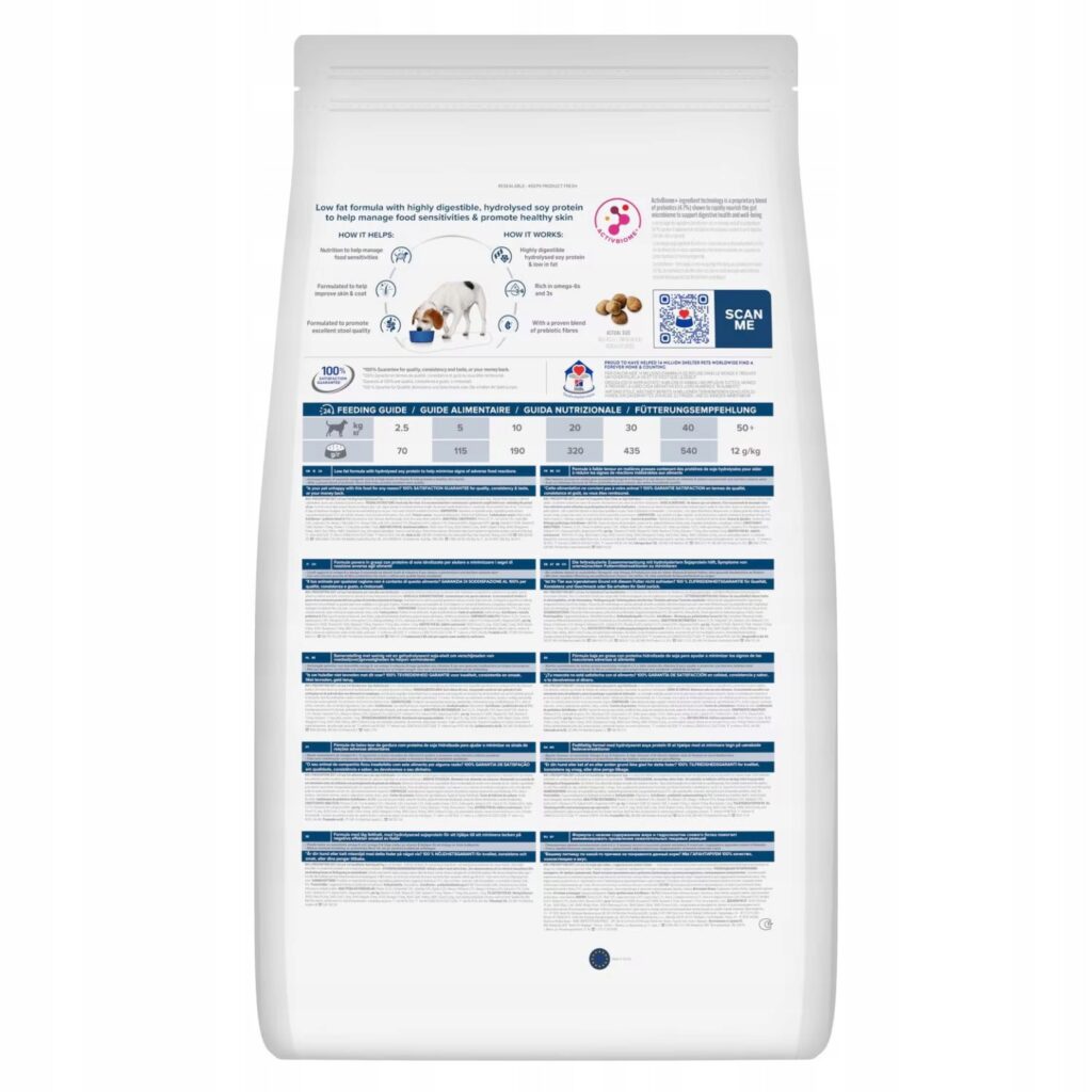 Hill’s PD z/d LOW FAT 10kg – karma dla psów z alergią, niskotłuszczowa detal