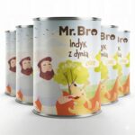 Mr. Bro LIGHT Indyk Dynia Prebiotyk 6x400g Niskotłuszczowa mokra karma PSY