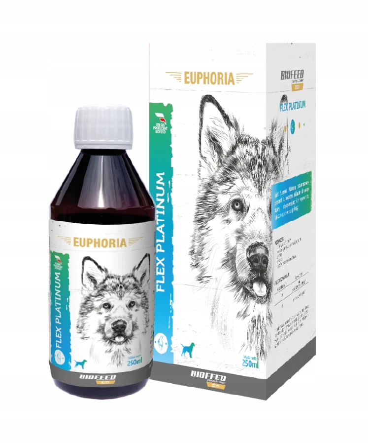Euphoria Flex Platinum Preparat na stawy i kości dla psa 250ml