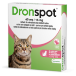Dronspot 60 mg/15 mg roztwór do nakrapiania dla średnich kotów Odrobaczenie