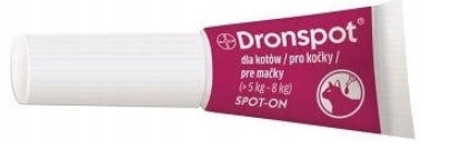 Dronspot 96 mg/24 mg roztwór do nakrapiania dla dużych kotów Odrobaczenie detal