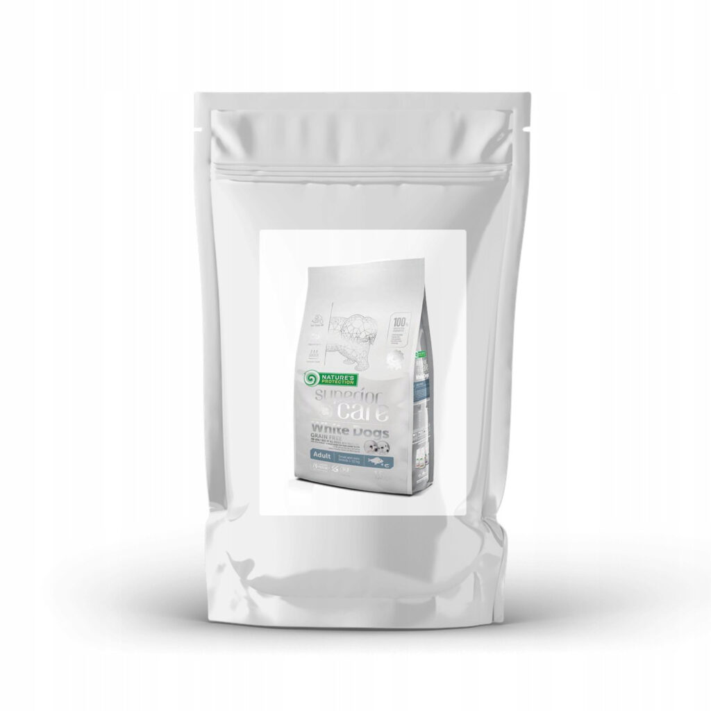 Nature’s Protection White Small Dog FISH 1,5kg – Biały karma NA WAGĘ detal