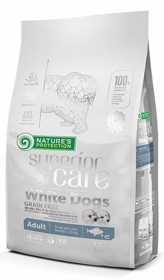 Nature’s Protection White Small Dog FISH 1,5kg – Biały karma NA WAGĘ detal