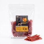 Happy Snacky Przysmak dla psa Miękkie paski z kaczki 500g Naturalne suszone
