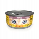JOSERA Bezzbożowa karma mokra dla kociąt KITTEN Kurczak 85g odkłaczanie