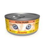 JOSERA Bezzbożowa karma mokra dla kociąt KITTEN Łosoś 85g odkłaczanie