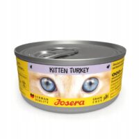 JOSERA Bezzbożowa karma mokra dla kociąt KITTEN indyk 85g odkłaczanie