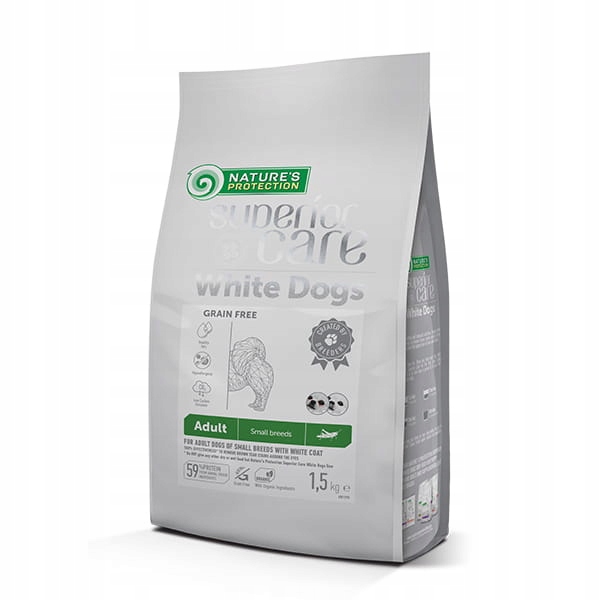 Nature’s Protection White Small Dog Insect 1,5 kg NA WAGĘ detal