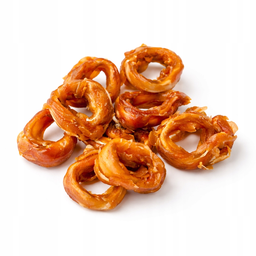 Happy Snacky Przysmak dla psa Ringi z dorsza owijane kurczakiem 500g detal