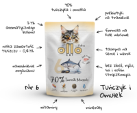 Ollo Hipoalergiczna Mokra Karma dla kota Tuńczyk i Omułek 85g nr. 6