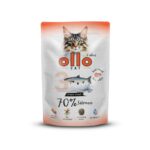 Ollo Hipoalergiczna Mokra Karma dla kota Łosoś 70% mięsa 85g nr. 3