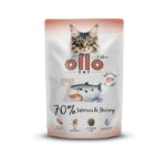 Ollo Hipoalergiczna Mokra Karma dla kota Łosoś i Krewetki 85g nr. 7
