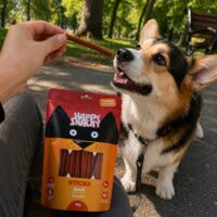 Przysmak dla Psa Miękkie Patyczki Kaczka Mięsne Treningowe HAPPY SNACKY 80g