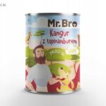 Mr. Bro LIGHT 2,8% TŁUSZCZU - monoprotein. karma mokra dla psa -kangur 400g