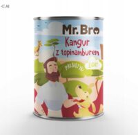Mr. Bro LIGHT 2,8% TŁUSZCZU – monoprotein. karma mokra dla psa -kangur 400g