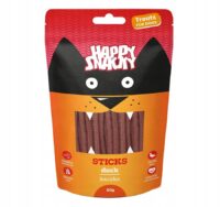 Przysmak dla Psa Miękkie Patyczki Kaczka Mięsne Treningowe HAPPY SNACKY 80g