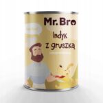 Mr. Bro monoproteinowa karma mokra dla psa -INDYK (91%) Z GRUSZKĄ- 400g